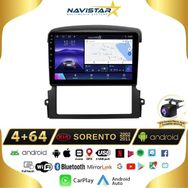 Navistar Kia Sorento 2002 - 2011 Model 4 GB + 64 GB Android 13 Kablosuz Carplay Navigasyon Multimedya Sistemi