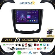 Navistar Renault Kadjar 2015-2017 Model 2 GB ve 32 GB Android 13 Kablosuz Carplay Navigasyon Multimedya Sistemi