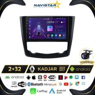 Navistar Renault Kadjar 2015-2017 Model 2 GB ve 32 GB Android 13 Kablosuz Carplay Navigasyon Multimedya Sistemi