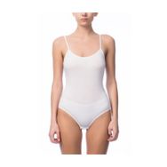 Nbb 2935 Beyaz Kadın İnce Askılı Çıtçıtlı Body