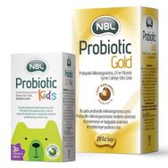 NBL Probiotic Gold 20 Saşe - Probiotic Kids 30 Ciğneme Tableti