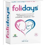 Nbt İlaç Folidays Folat 30 Kapsül