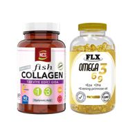 Ncs Balık Kollajen Type 1-3 90 Tablet + Flx Omega 3-6-9 90 Tablet Takviye Gıda