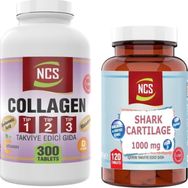 Ncs Collagen Tip 1-2-3 300 Tablet + Shark Cartilage 1000 mg 120 Tablet