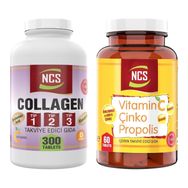 Ncs Collagen Tip 1-2-3 300 Tablet + Vitamin C Çinko Propolis 120 Tablet