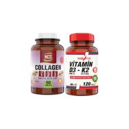 Ncs Collagen Tip 1-2-3 90 Tablet + Nevfix Vitamin D3 K2 120 Tablet
