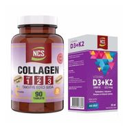 Ncs Collagen Tip 1 2 3 Vitamin C 90 Tablet + Vitamin D3 K2 20 ml Damla