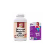 Ncs Glucosamine Chondroitin MSM Type 2 Collagen Turmeric Root 300 Tablet + Vitamin D3 K2 20 ml Damla