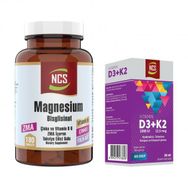 Ncs Magnesium Bisglisinat 180 Tablet + Vitamin D3 K2 20 ml Damla