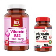 Ncs Vitamin B12 120 Tablet + Nevfix Vitamin D3 K2 120 Tablet