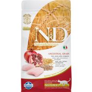 N&D 1.5 kg Düşük Tahıllı Tavuk ve Narlı Kısırlaştırılmış Kedi Maması