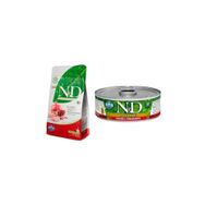 N&D 1.5 kg Tahılsız Kitten Tavuklu Narlı Kedi Maması + 1 Adet Tahılsız Tavuklu Narlı Konserve