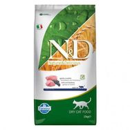 N&D 10 kg Tahılsız Kuzu Etli ve Yaban Mersinli Kedi Maması