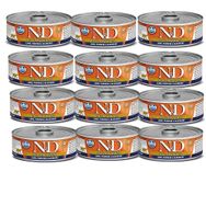N&D 12x80 gr Balkabağı Kuzu Yaban Mersini Yetişkin Kedi Konservesi