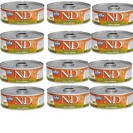 N&D 12x80 gr Balkabaklı Tahılsız Ördekli Yetişkin Kedi Konservesi