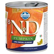 N&D 2550 285 gr Puppy Balkabak Kuzu Etli ve Yaban Mersini Yavru Köpek Konservesi
