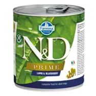 N&D 285 gr Prime Tahılsız Kuzu Etli ve Yaban Mersinli Konserve Yetişkin Köpek Maması