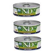N&D 3x80 gr Prime Kuzulu ve Yaban Mersinli Tahılsız Yetişkin Kedi Konservesi