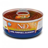 N&D 70 gr Balkabaklı Kuzu Etli Yaban Mersinli Kedi Konservesi