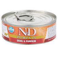 N&D 70 gr Balkabaklı Tahılsız Bıldırcın Etli Yetişkin Kedi Konservesi