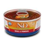 N&D 80 gr Balkabaklı Tahılsız Bıldırcın Etli Yetişkin Kedi Konservesi