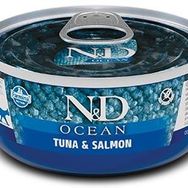 N&D 80 gr Ocean Tahılsız Ton Balığı ve Somonlu Yetişkin Kedi Konservesi