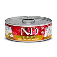 N&D 80 gr Quinoa Skın Bıldırcın ve Hindistan Cevizli Kedi Konservesi