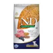 N&D Ancestral Grain 2,5 kg Kuzu Etli Yaban Mersinli Orta ve Büyük Irk Ata Tahıllı Yavru Köpek Maması