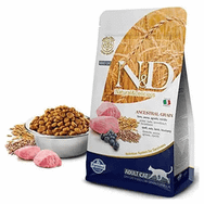 N&D Ancestral Grain Kuzu Etli ve Yaban Mersinli Ata Tahıllı 1.5 kg Yetişkin Kedi Maması