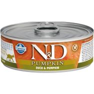 N&D Balkabağı Ördek 24x80 gr Kedi Konserve