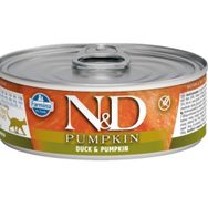 N&D Balkabağı Ördek Tahılsız 80 gr Yetişkin Kedi Konserve