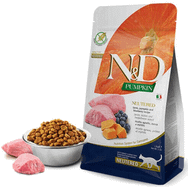 N&D Balkabaklı Kuzu Etli Yaban Mersinli 5 kg Kısır Kedi Maması