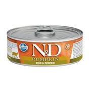 N&D Balkabaklı ve Ördekli 12x80 gr Kedi Konservesi