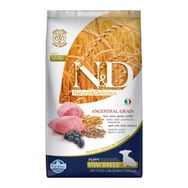 N&D Düşük Tahıllı Kuzu Etli ve Yaban Mersinli Puppy Mini Yavru 2.5 kg Köpek Maması