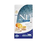 N&D Düşük Tahıllı Morina Balıklı Portakallı 1,5 kg Kedi Maması