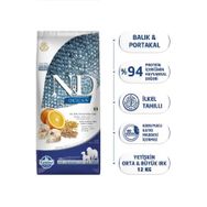 N&D Düşük Tahıllı Ocean Morina Balıklı Portakallı 12 kg Yetişkin Köpek Maması
