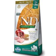 N&D Düşük Tahıllı Tavuk Narlı Orta ve Büyük Irk 12+3 kg Köpek Maması
