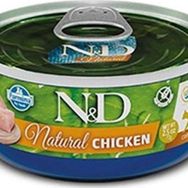 N&D Natural Tavuklu Konserve Yaş 140 gr Kedi Mama
