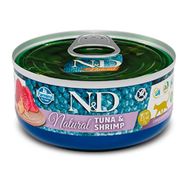 N&D Natural Tuna Balıklı Karidesli 70 gr Yetişkin Kedi Konservesi