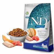 N&D Ocean 7 kg Somonlu Morina Balıklı ve Kavunlu Küçük Irk Tahılsız Yetişkin Köpek Maması