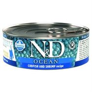 N&D Ocean 80 gr Morina Balığı-Karides-Balkabağı Yavru Kedi Konserve