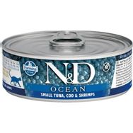 N&d Ocean 80 gr Morina Balıklı Karidesli Kedi Konservesi