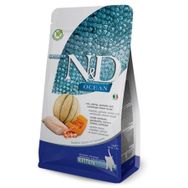 N&D Ocean Morina Balığı Karides Balkabağı ve Kavunlu Yavru 1.5 kg Kuru Kedi Maması