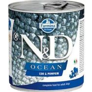 N&D Ocean Morina Balığı ve Balkabağı 285 gr Köpek Konserve Maması