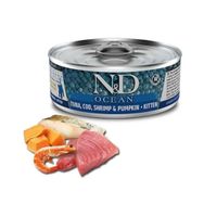 N&D Ocean Morina Karides Balkabağı 80 gr Yavru Kedi Konservesi