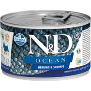 N&D Ocean Ringa Balıklı Ve Karidesli 140 gr Köpek Konservesi