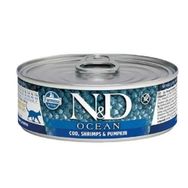 N&D Ocean Tahılsız Morina Balıklı Karidesli Balkabaklı 80 gr Yavru Kedi Maması