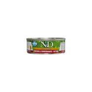 N&D Prime 6x80 gr Tavuk ve Narlı + 6x80 gr Kuzulu Yaş Kedi Maması