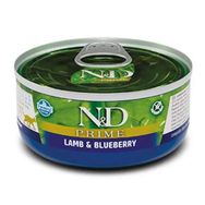 N&D Prime 70 gr Kuzu Etli ve Yaban Mersinli Kedi Konservesi