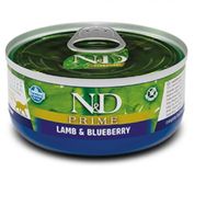 N&D Prime 70 gr Kuzulu ve Yaban Mersinli Kedi Konservesi